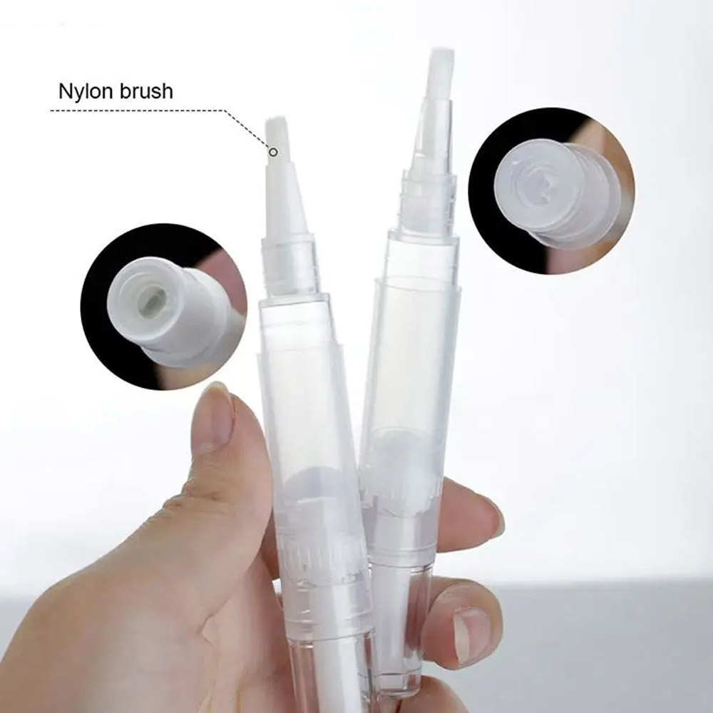 Nail Fan Brush - 2 Stück 3 ml nachfüllbarer leerer