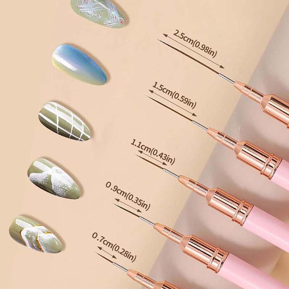 5-teiliges Nail-Art Pinselset  – Nail Art Brush Set Bewertung und Preis