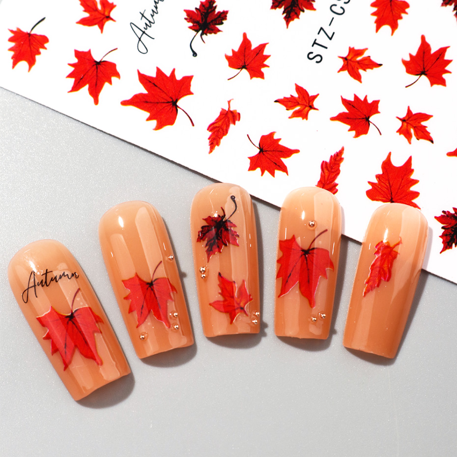 2 Stück Aquarell Orange-Rote A – Nail Art Orange Bewertung und Preis