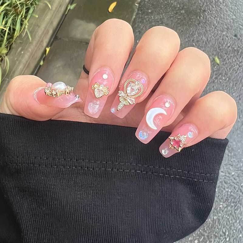 24 teile/schachtel Luxus Rosa  – Nail Art Maroon Bewertung und Preis