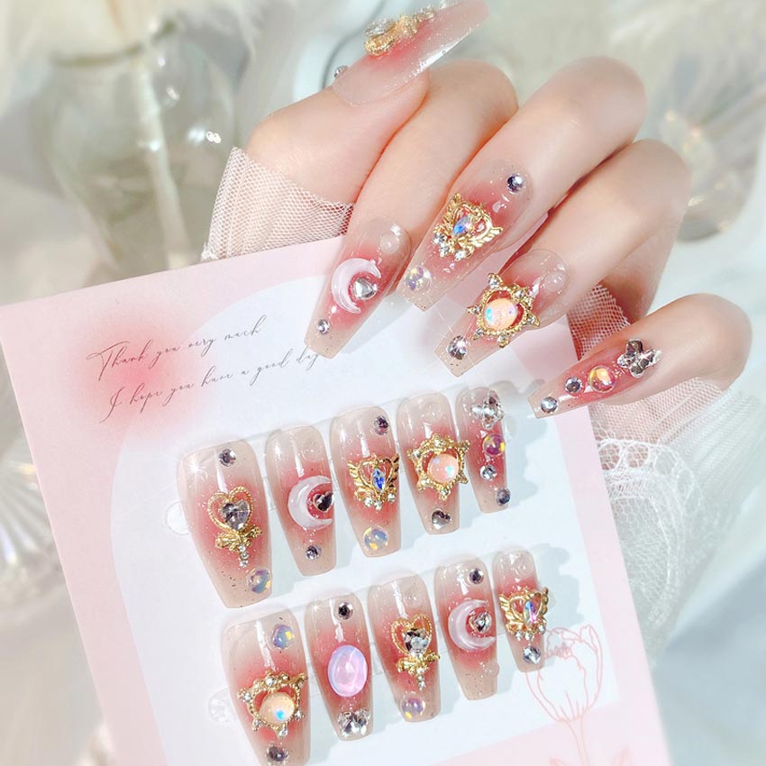 24 teile/schachtel Luxus Rosa  – Nail Art Maroon Bewertung und Preis