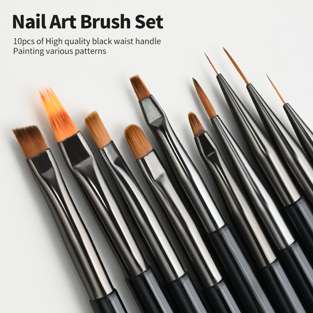 10-teiliges Nail-Art Pinsel-Se – Nail Art Brush Set Bewertung und Preis