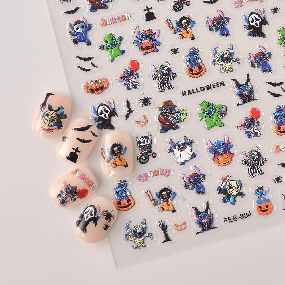2 Stück Halloween Stitch Zombi – Nail Art Zombie Bewertung und Preis