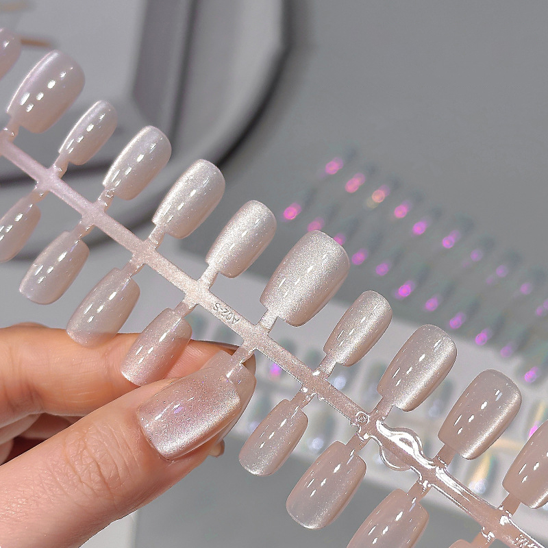 30 Stück kurzes Drücken auf Nä – Nail Art Full Cat Eye Bewertung und Preis