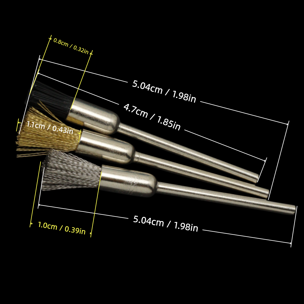 3-teiliges Nagelbohrer-Reinigu – Nail Art Brush Set Bewertung und Preis