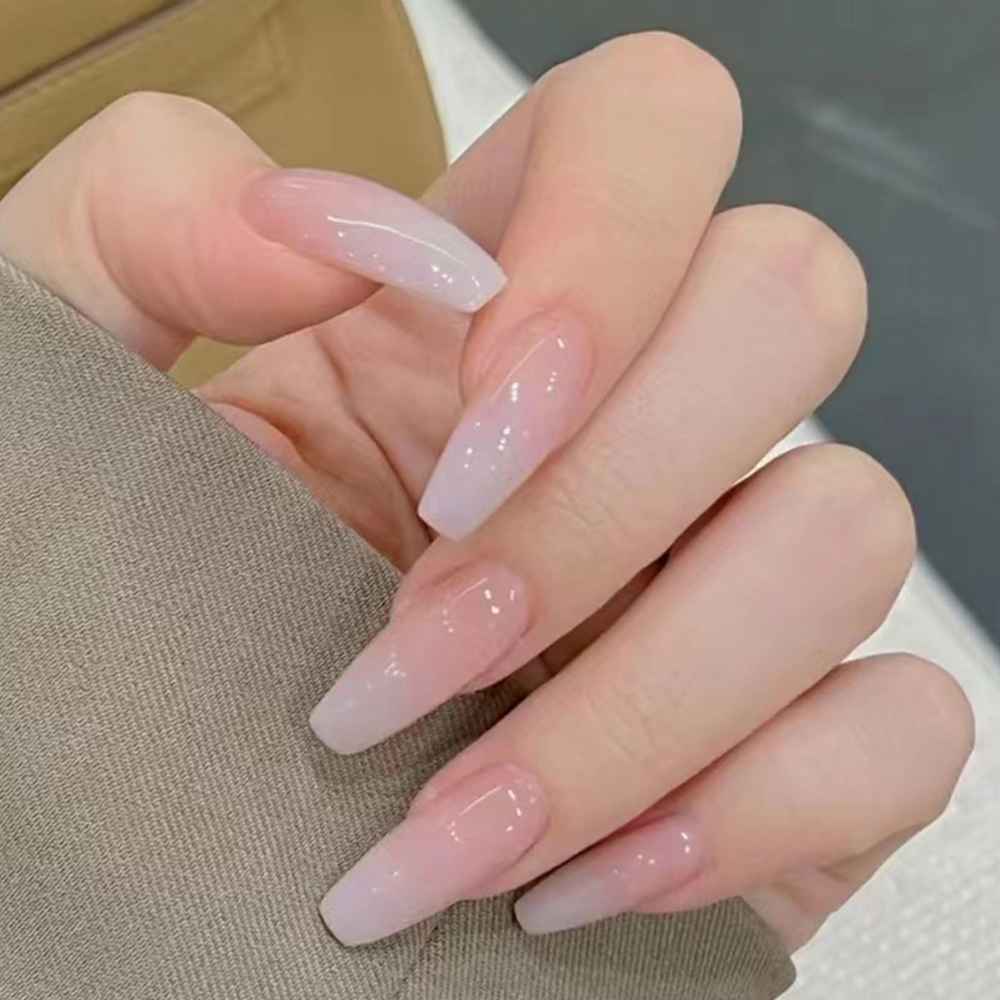 24 Stück Rosa Glitzer-Kunstnäg – Nail Art Aesthetic Bewertung und Preis