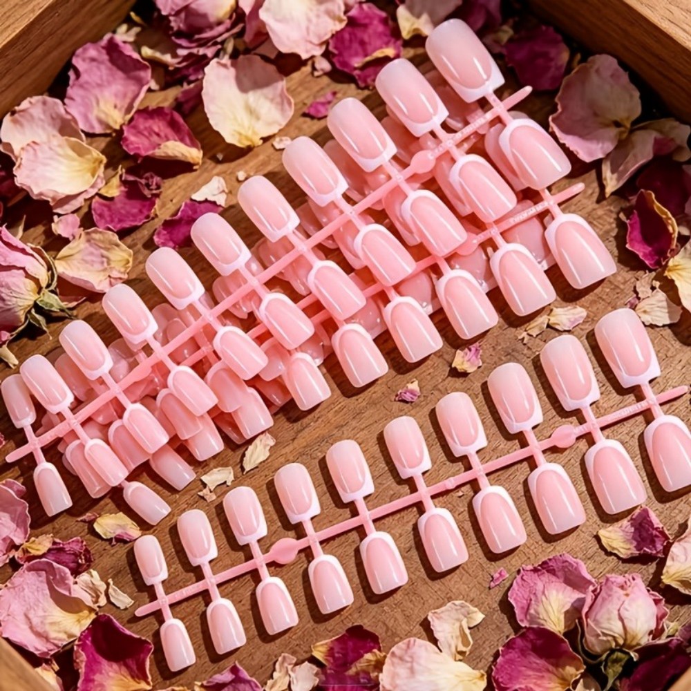 120 Stück kurze, quadratische  – Nail Art Natural Bewertung und Preis