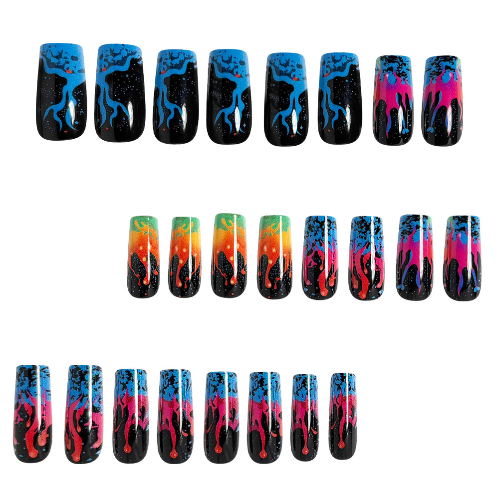 Mittellange künstliche Nägel f – Nail Art Orange Bewertung und Preis