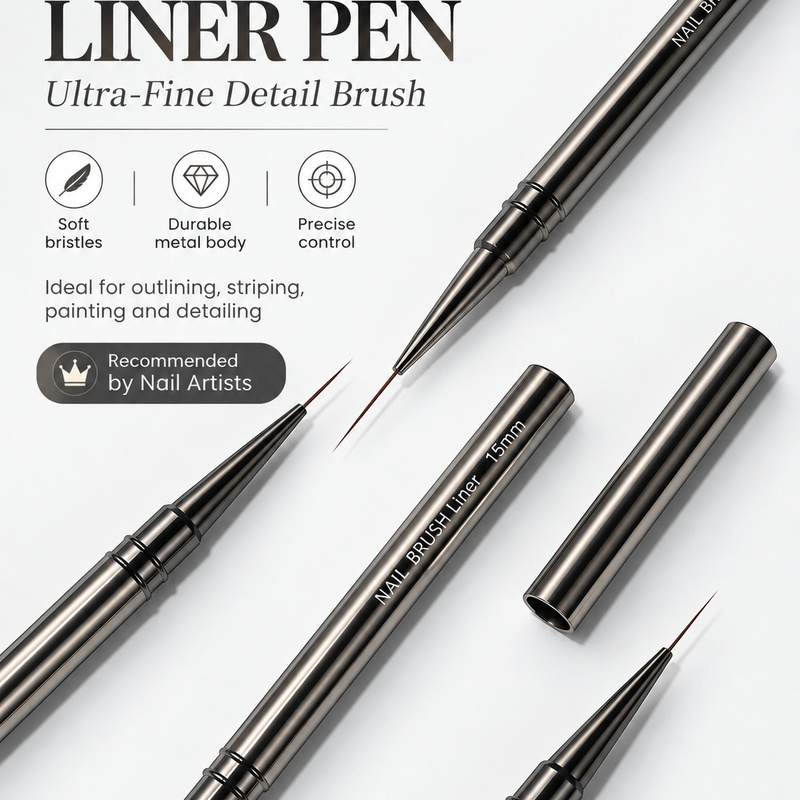 Ultrafeiner Nagelkonturenpinse – Nail Fan Brush Bewertung und Preis