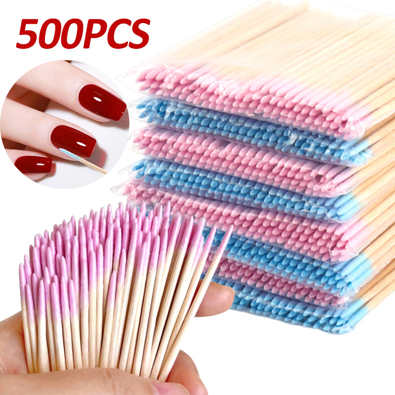 500-100 stücke Rosa Doppel Kop – Nail Art Orange Bewertung und Preis