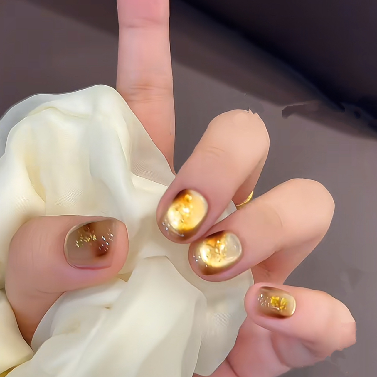 10 Stück handgemachte kurze Nä – Nail Art Full Cat Eye Bewertung und Preis