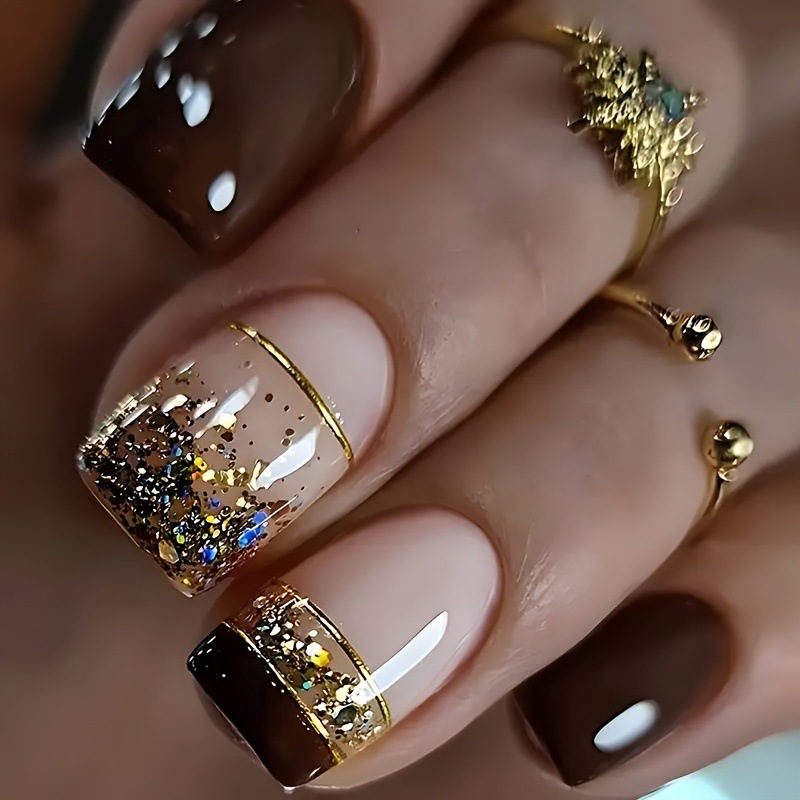 Kurze, quadratische Kunstnägel – Nail Art Aesthetic Bewertung und Preis