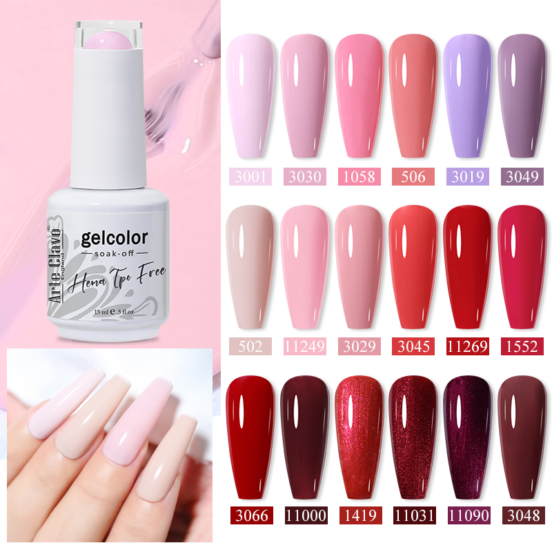 Arte Clavo 15ML Gel-Nagellack  – Nail Art Red Wine Bewertung und Preis