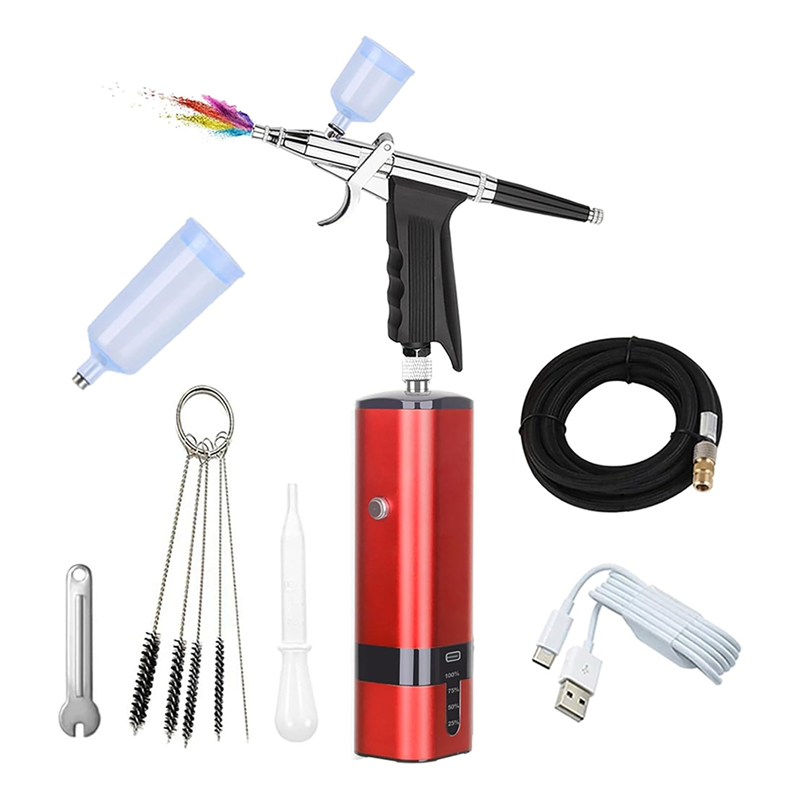 ABLU-Akku-Airbrush-Set mit Kom – Nail Art Brush Set Bewertung und Preis