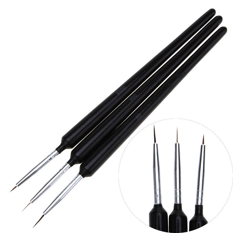 3-teiliges Ultrafeines Nail-Ar – Nail Art Brush Set Bewertung und Preis