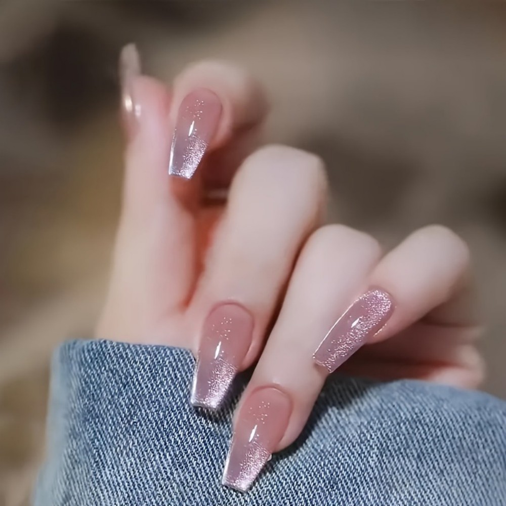 24 Stück Funkelnde Rosa Glitze – Nail Art Aesthetic Bewertung und Preis
