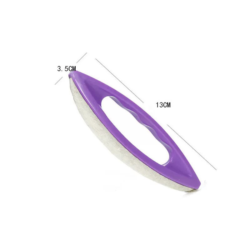 Hochwertiger Lila Schafsfell-N – Nail Fan Brush Bewertung und Preis