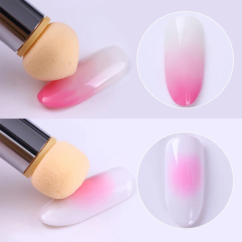 Runde Scharfe Kopf Schwamm Köp – Nail Fan Brush Bewertung und Preis