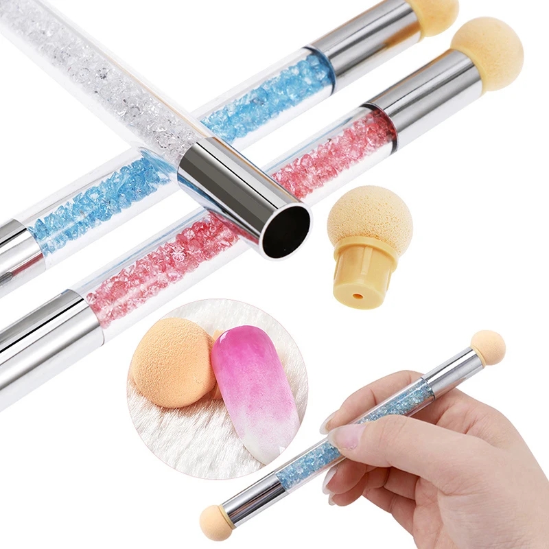 Runde Scharfe Kopf Schwamm Köp – Nail Fan Brush Bewertung und Preis