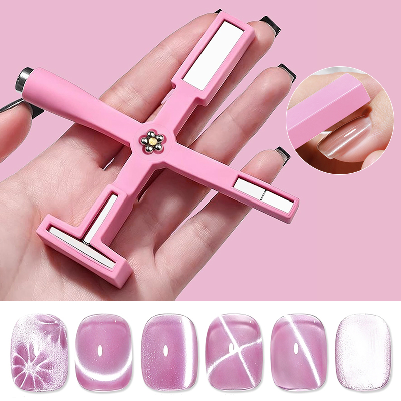 5-in-1 Muster-Nagelmagnet Katz – Nail Art Maroon Bewertung und Preis
