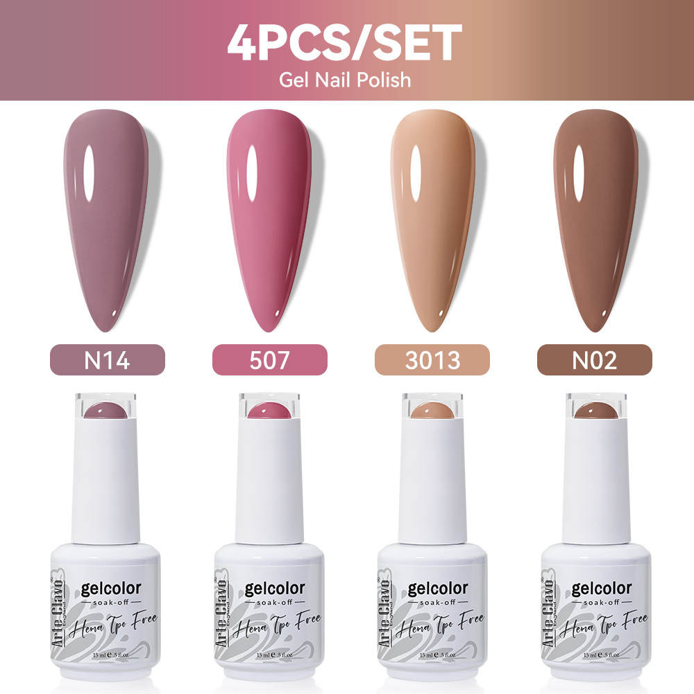 Arte Clavo 4 Stück/Set Gel-Nag – Nail Art Red Wine Bewertung und Preis