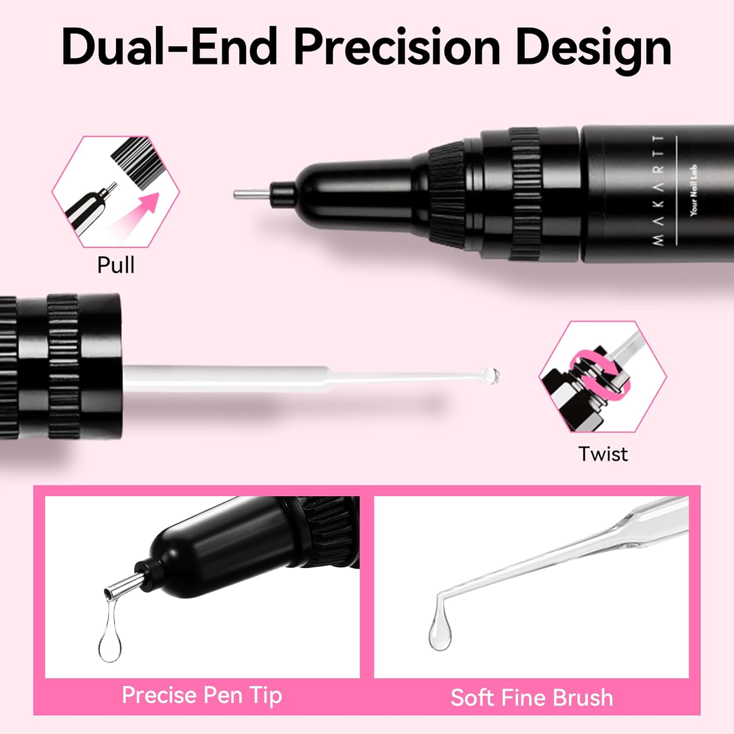 4 Stück Makartt Nagelrhineston – Nail Fan Brush Bewertung und Preis