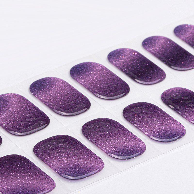 Semi-cured Gel Nail Sticker Fu – Nail Art Full Cat Eye Bewertung und Preis