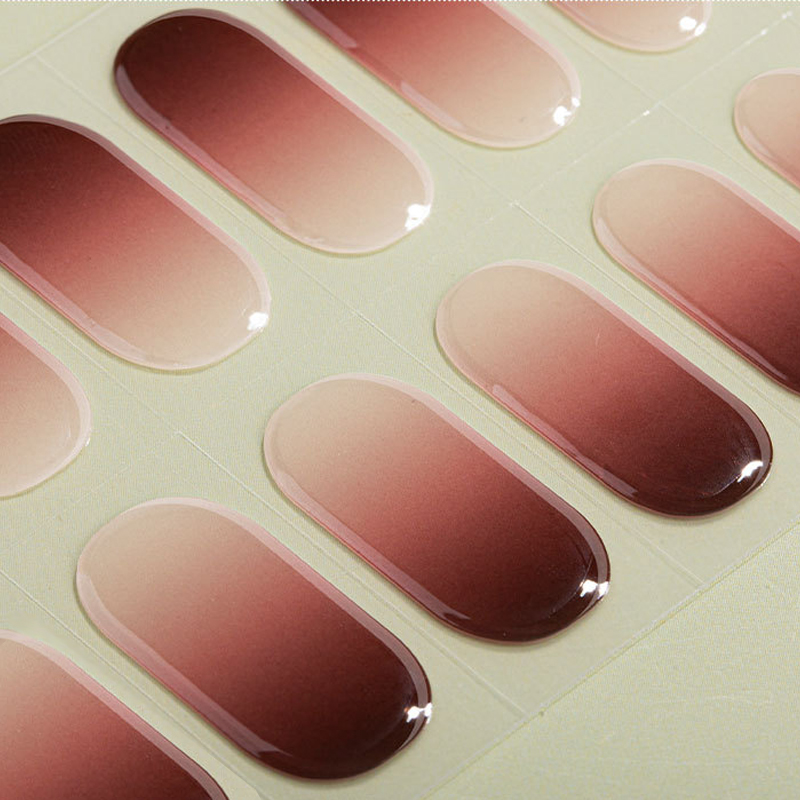 Semi-cured Gel Nail Sticker Fu – Nail Art Full Cat Eye Bewertung und Preis