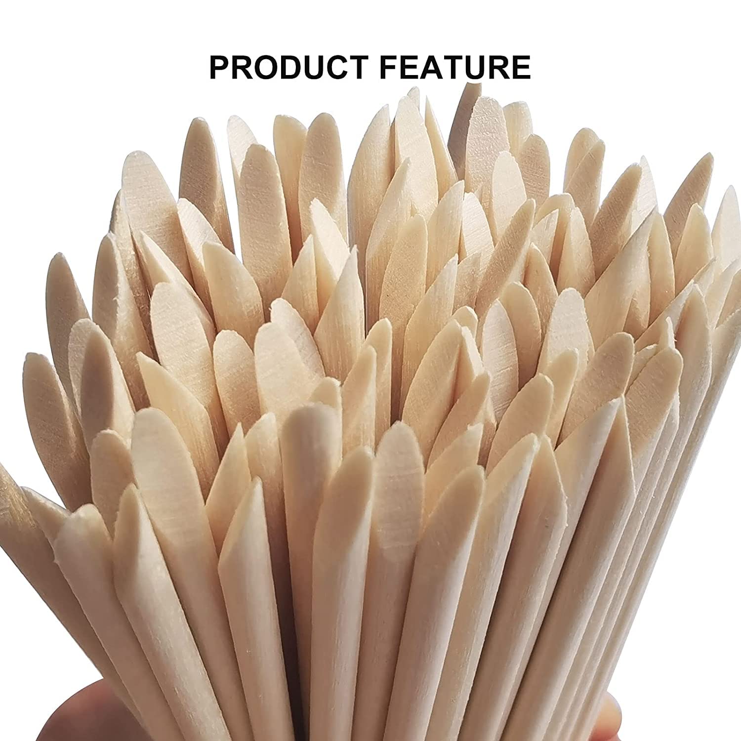 100/50Pcs Orange Holz Nagel St – Nail Art Orange Bewertung und Preis